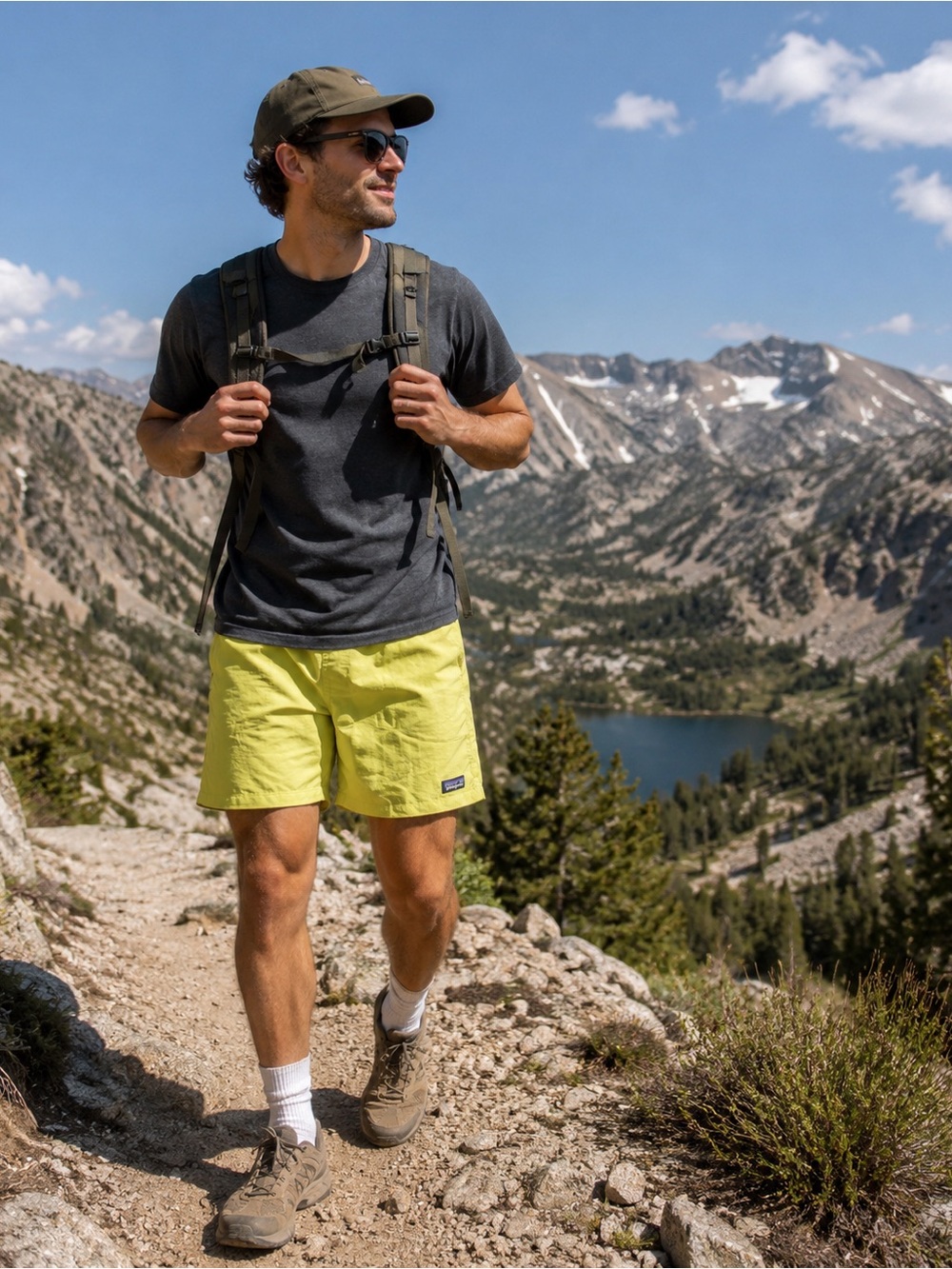 Patagonia Neon Yellow Men's Baggies